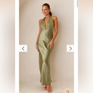 Billy J Chloe Maxi Dress Olive
